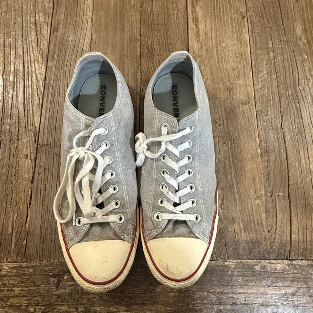 Converse Light Gray Chuck Taylor Sneakers - Picture 2 of 3